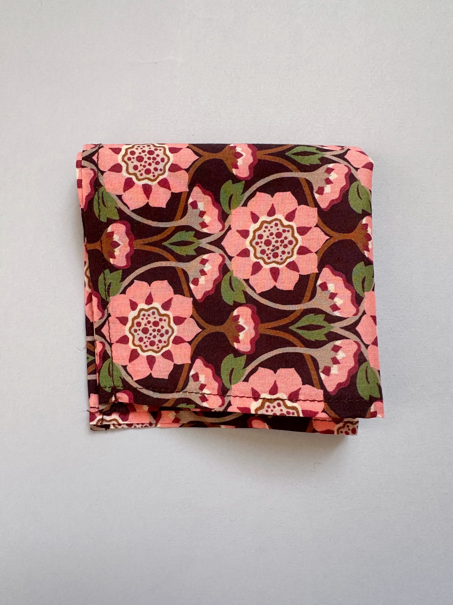 Pochette Botanic Liberty Burgundy