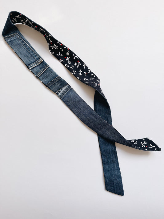 Bandina portacellulare Vintage Denim