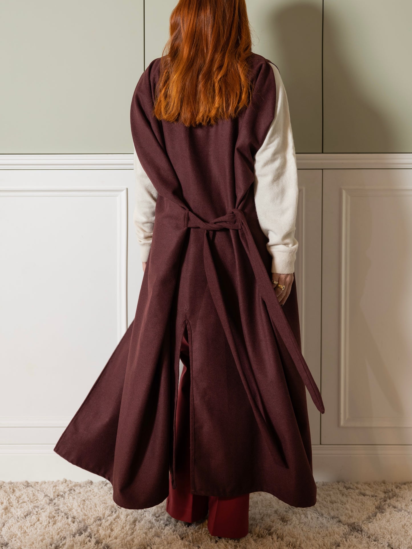 Tunica Gilet Lisetta bordeaux