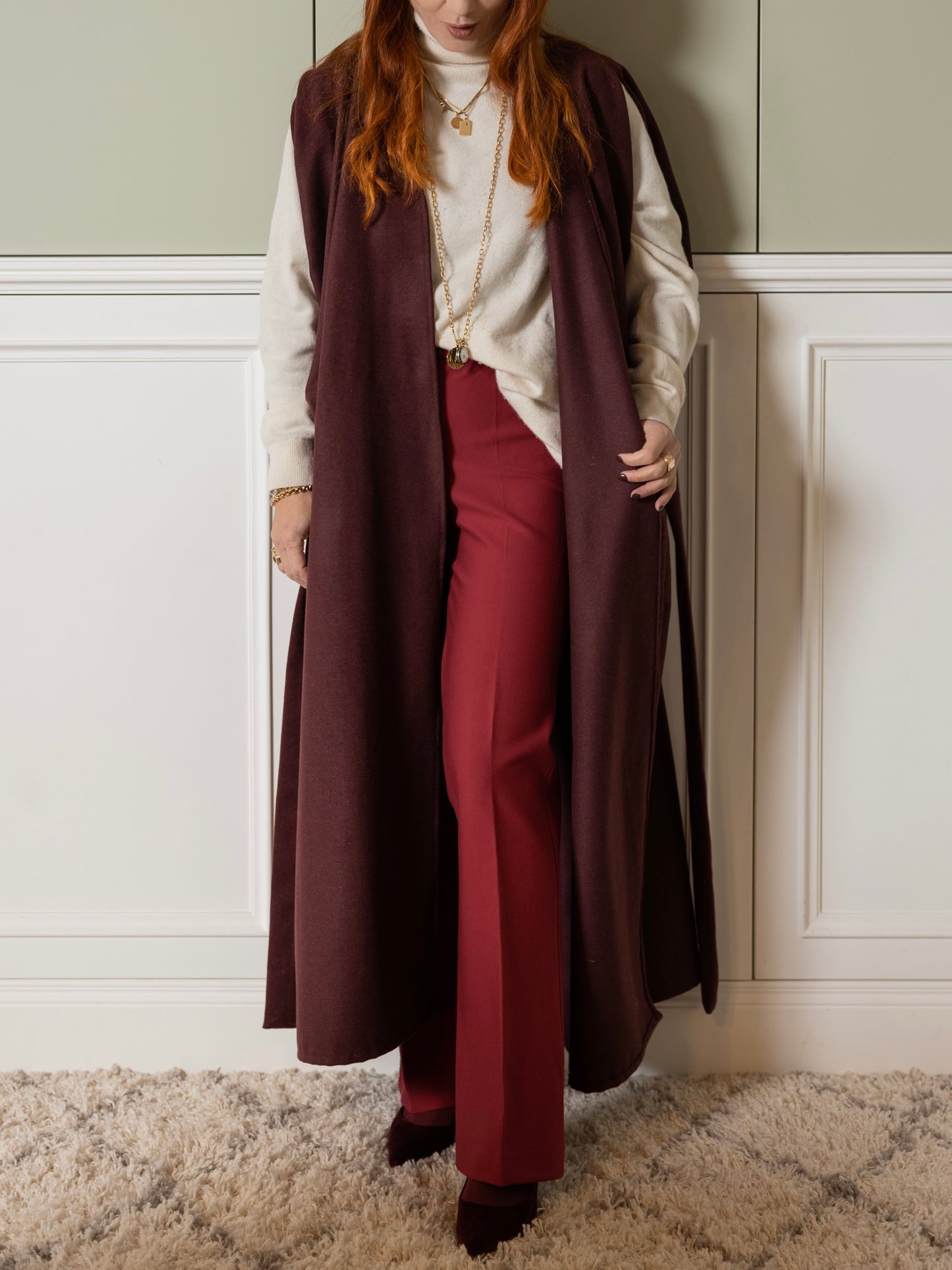 Tunica Gilet Lisetta bordeaux